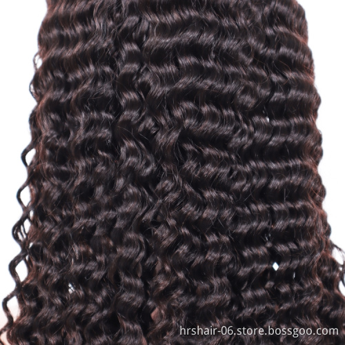 hair extension cuticle aligned Brazilian human hair customized colors jerry curly 13x4 lace front wig